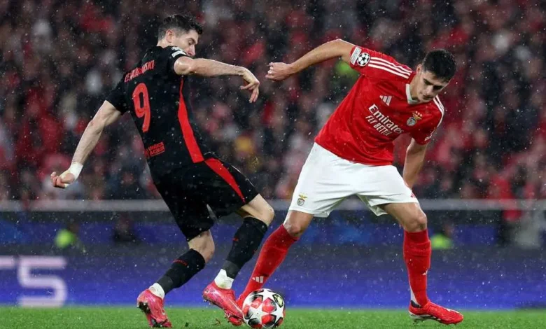 مباراة برشلونة ضد بنفيكا اليوم