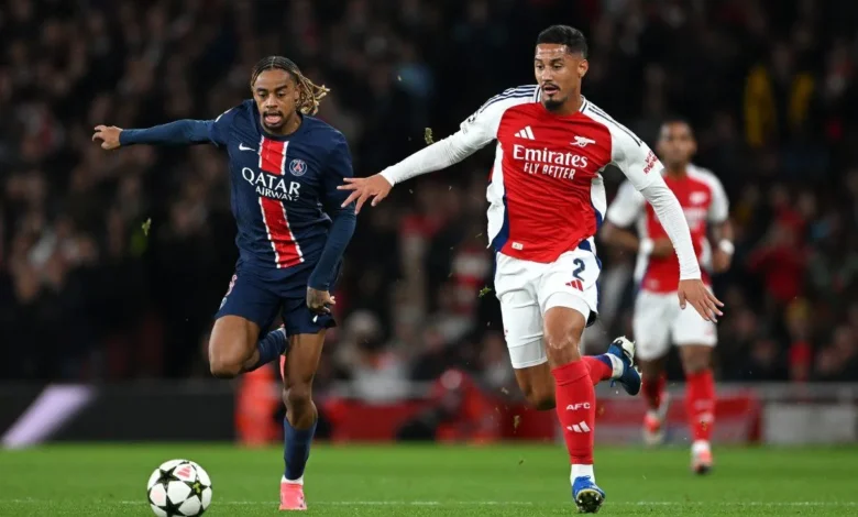 أرسنال يصطدم بباريس سان جيرمان الليلة في قمة نارية على ملعب الإمارات