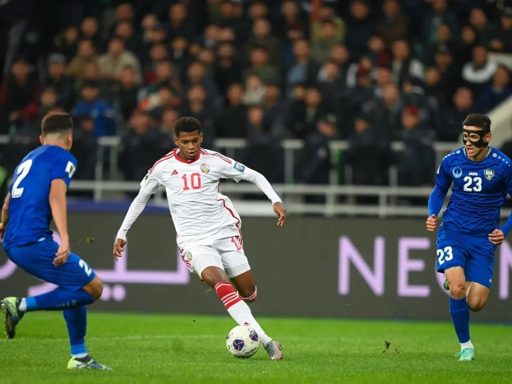 مباراة الإمارات ضد أوزبكستان اليوم في تصفيات كأس العالم 2026