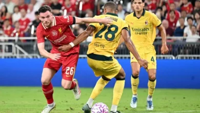 مباراة ليفربول وميلان في لقاء ودي