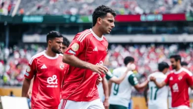 مباراة الأهلي ومودرن سبورت في افتتاح الدوري المصري 2025