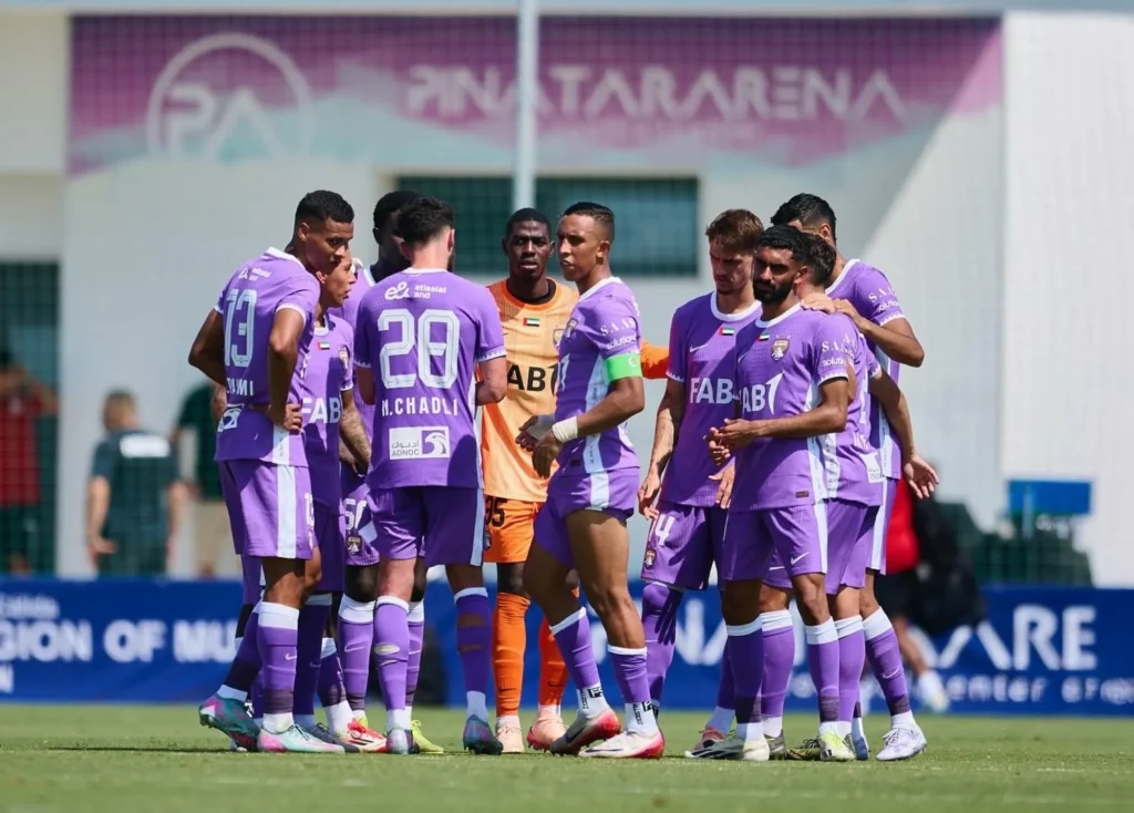 العين الامرااتي وغرناطة في مباراة ودية