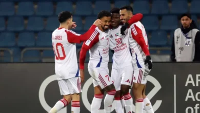 مباراة الشارقة ضد الجزيرة اليوم في قمة مبكرة بدوري أدنوك للمحترفين