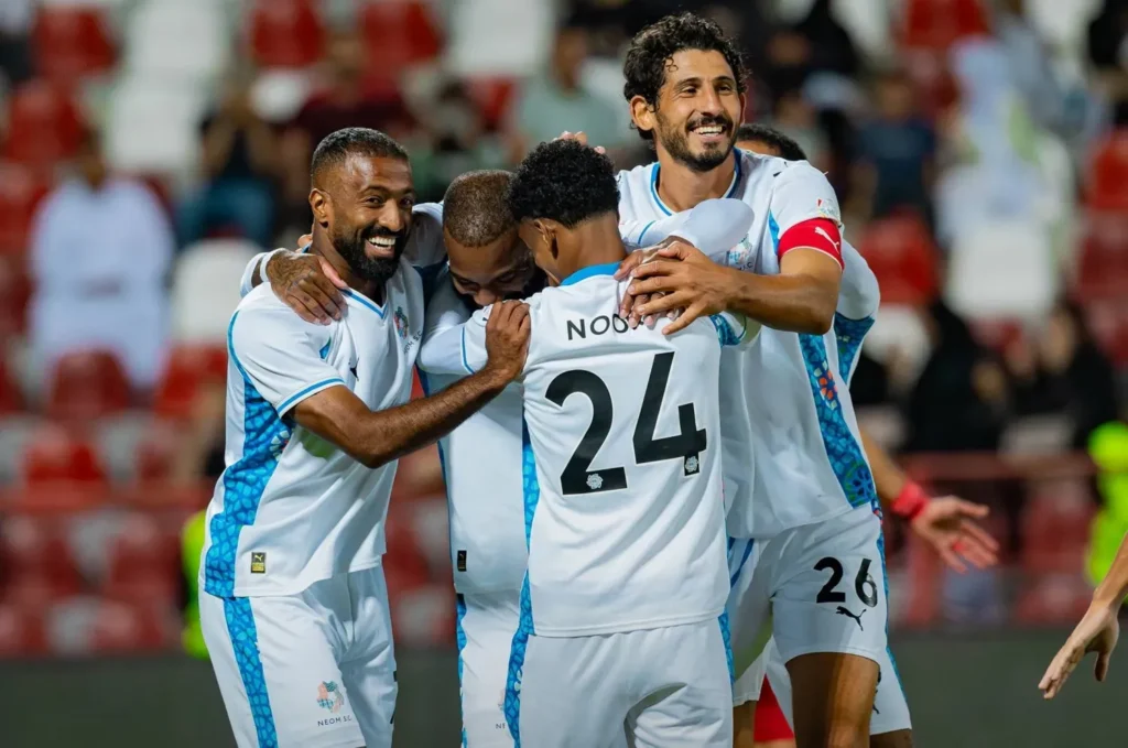 مباراة نيوم ضد الأخدود في الدوري السعودي 2026