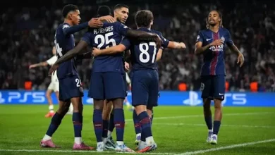 مباراة باريس سان جيرمان وأوكسير في الدوري الفرنسي