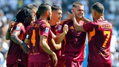مباراة روما وهيلاس فيرونا في الدوري الايطالي