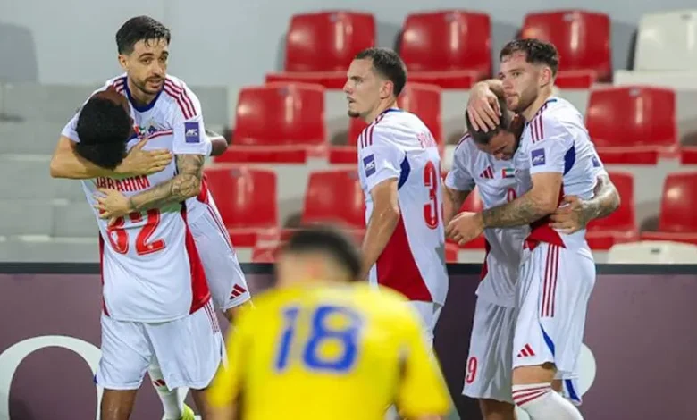 مباراة الشارقة ضد الوصل في الجولة الخامسة بدوري أدنوك للمحترفين