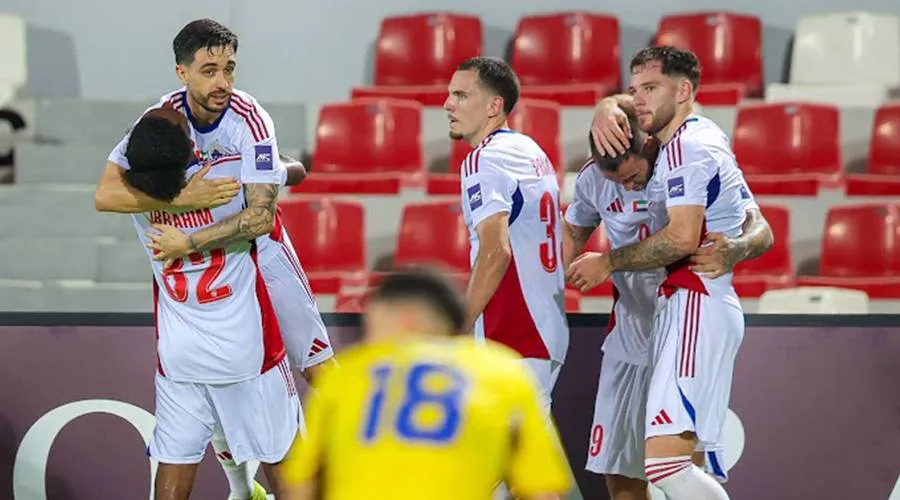 مباراة الشارقة ضد الوصل في الجولة الخامسة بدوري أدنوك للمحترفين