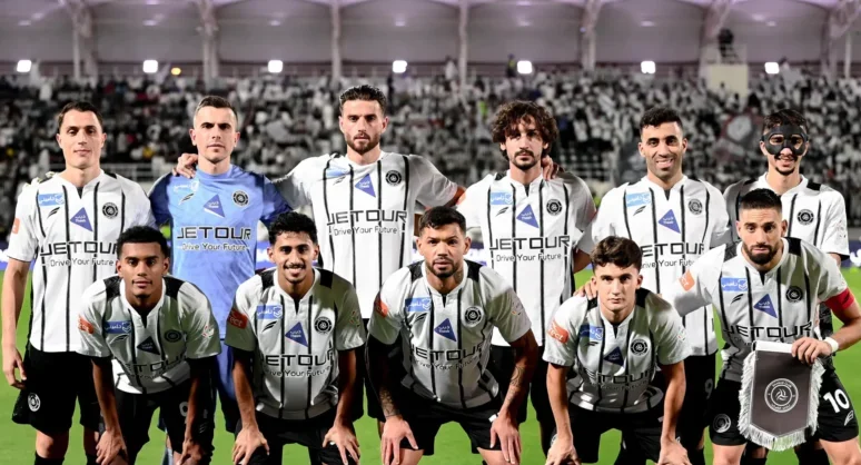 مباراة الشباب ضد الحزم في دوري روشن السعودي