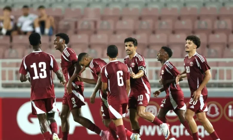 قطر في مواجهة البحرين اليوم بتصفيات كأس آسيا تحت 23 سنة