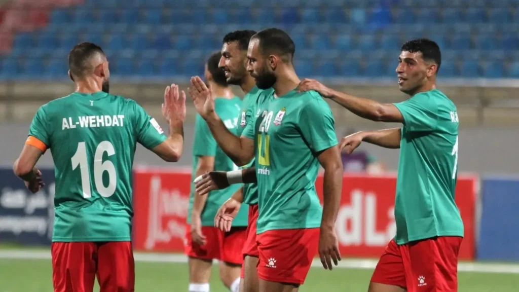 مباراة الوحدات والجزيرة في الدوري الأردني