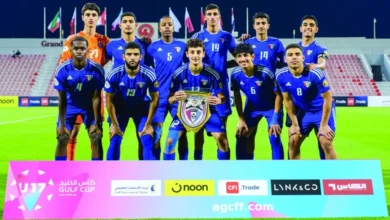 مباراة الكويت ضد البحرين في كأس الخليج للناشئين