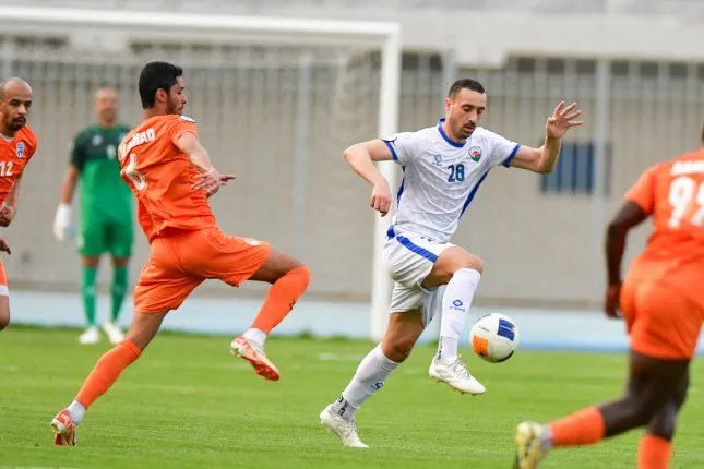 مباراة الجهراء ضد كاظمة في الدوري الكويتي