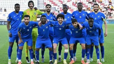 النصر ضد التضامن مباراة في الجولة الرابعة من دوري زين الكويتي