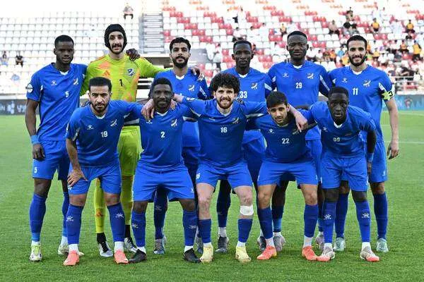 النصر ضد التضامن مباراة في الجولة الرابعة من دوري زين الكويتي