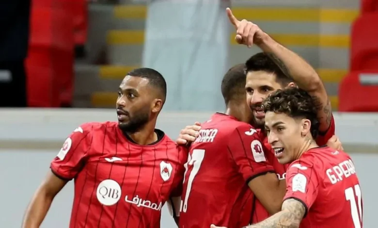 مباراة الريان القطري وتضامن حضرموت في انطلاقة دوري أبطال الخليج 2025