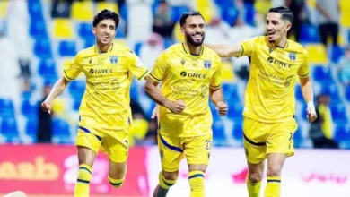 مباراة الفيحاء ضد التعاون في دوري روشن السعودي