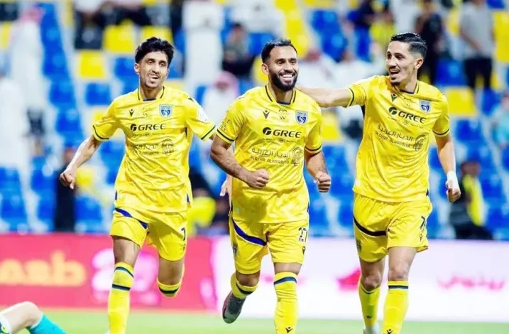 مباراة الفيحاء ضد التعاون في دوري روشن السعودي