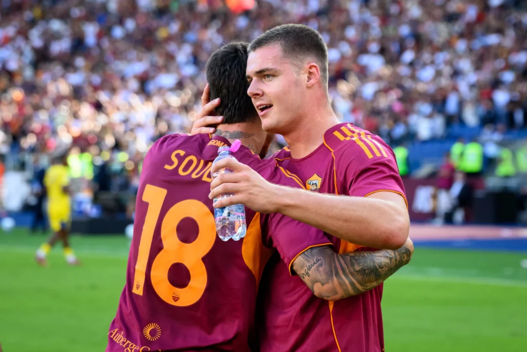 مباراة روما وليل في الدوري الأوروبي لموسم 2025-2026