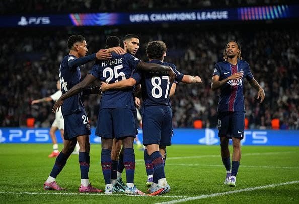 مباراة باريس سان جيرمان وبريست في الدوري الفرنسي