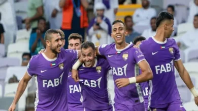 مباراة العين ضد الجزيرة في الدوري الإماراتي