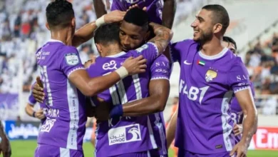 مباراة العين ضد الشارقة في إياب ربع نهائي كأس مصرف أبوظبي الإسلامي