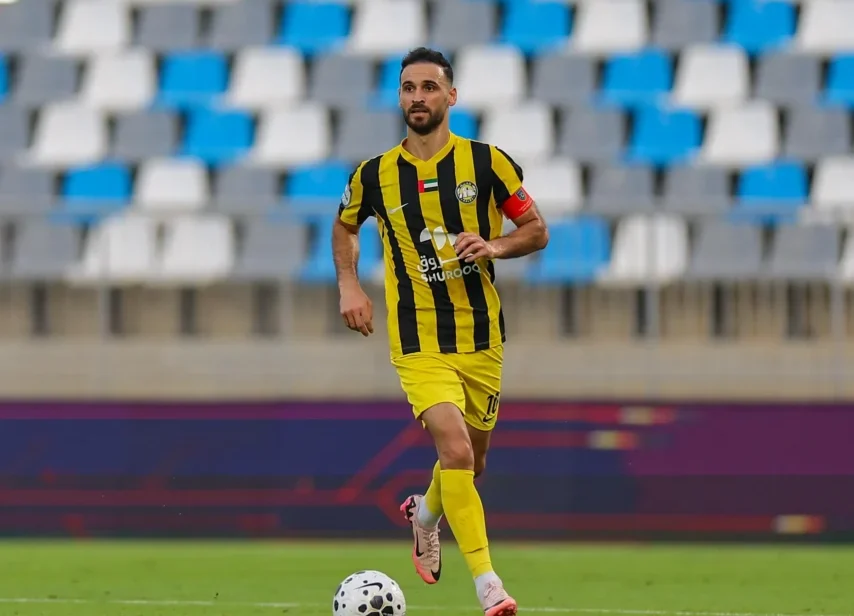 مباراة الظفرة ضد اتحاد كلباء في دوري أدنوك الإماراتي للمحترفين