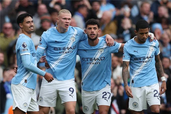 مباراة مانشستر سيتي وليدز يونايتد في الدوري الإنجليزي