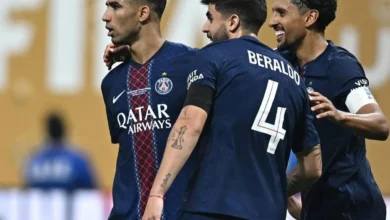 مباراة باريس سان جيرمان وليون في الدوري الفرنسي