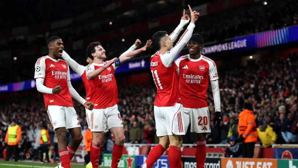 آرسنال يواجه كلوب بروج في الجولة الأخيرة لمجموعات دوري أبطال أوروبا
