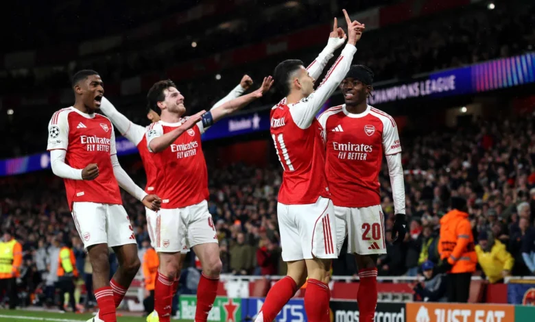 آرسنال يواجه كلوب بروج في الجولة الأخيرة لمجموعات دوري أبطال أوروبا
