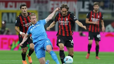 مباراة ميلان ضد نابولي اليوم في كأس السوبر الإيطالي