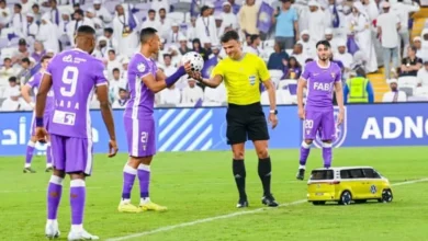 مباراة العين ضد النصر وأفضلية ثلاثية للزعيم كأس مصرف أبوظبي